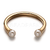 Ion Plating(IP) 316 Surgical Stainless Steel Cuff Bangles STAS-F013-01G-1