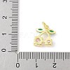 Brass Micro Pave Cubic Zirconia Pendants KK-Z101-06G-01-3