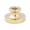 Golden Tone Crown Initial Wax Seal Brass Stamp Heads AJEW-A065-01E-2