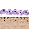 Handmade Evil Eye Lampwork Beads Strands LAMP-G164-10C-02-4