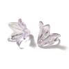 Transparent Acrylic Bead Caps OACR-H016-05B-3