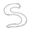 Non-Tarnish 304 Stainless Steel Cable Chain Necklaces LS-NJEW-I248-23P-1