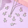 SHEGRACE Brass Clear Cubic Zirconia Pendants XGRQ3K289-526P-5