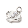 Rack Plating Brass Enamel Pendants KK-Z056-35P-01-2