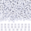 2600Pcs 26 Styles Opaque Acrylic Beads OACR-SC0002-18-1