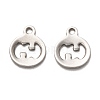 Non-Tarnish 201 Stainless Steel Charms STAS-I172-46P-1