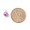 Glass Pearl Pendants PALLOY-JF01880-02-3
