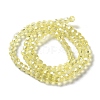 Electroplate Glass Bead Strands EGLA-R015-4mm-26-4
