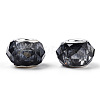 Transparent Resin European Beads RPDL-T003-08-4