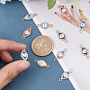 DICOSMETIC 56Pcs 7 Colors Zinc Alloy Connector Charms FIND-DC0001-33-3