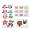 DIY Owl & Butterfly & Insect Diamond Painting Stickers Kits For Kids DIY-O016-10-2