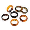 Dyed & Heated Natural Agate Finger Rings for Women RJEW-Z075-02F-1