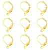 100Pcs Brass Leverback Earring Findings KK-YW0003-37G-1