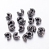 Brass Crimp Beads Covers KK-H290-NFB-NF-1