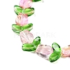 Transparent Glass Bead Strands GLAA-K070-02B-3