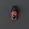 Natural Dyed & Heated Black Agate Pendants PW-WG69385-14-1