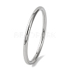 Plain 304 Stainless Steel Bangles for Women BJEW-B104-32B-P-1