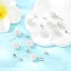 Gifts for Her Valentines Day 925 Sterling Silver Austrian Crystal Rhinestone Ball Stud Earrings for Girl Q286H011-5