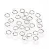 Tarnish Resistant 304 Stainless Steel Round Rings STAS-S066-16-4mm-1