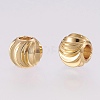 Brass Spacer Beads X-KK-G312-01G-5mm-G-2