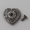 Zinc Alloy Coin Collision Rivets FIND-WH0110-629-1