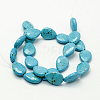 Natural Howlite Beads Strands TURQ-P027-49-2