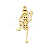 304 Stainless Steel Pendants STAS-U041-02H-G-1
