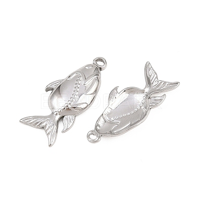 304 Stainless Steel Pendants STAS-L317-40P-1