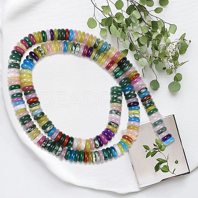 1 Strand Natural & Synthetic Mixed Stone Beads Strands G-PA0002-18-1