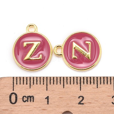 Golden Plated Alloy Enamel Charms X-ENAM-S118-08Z-1