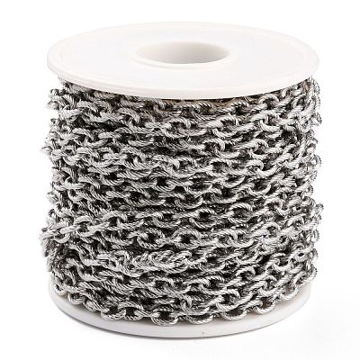 Tarnish Resistant 304 Stainless Steel Rolo Chains CHS-O010-02P-1