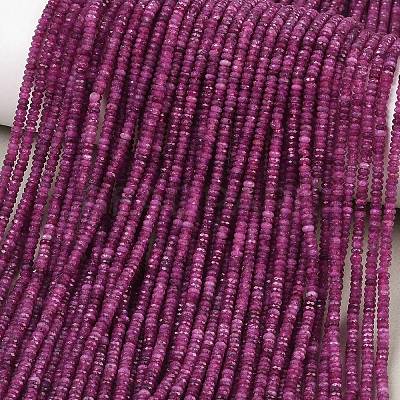 Natural Ruby Beads Strands G-A304-A01-01-1