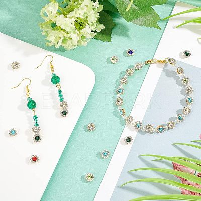 600Pcs 6 Colors Sew on Rhinestone RGLA-FH0001-02-1