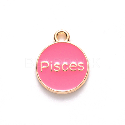 Alloy Enamel Pendants ENAM-S124-01B-03H-1