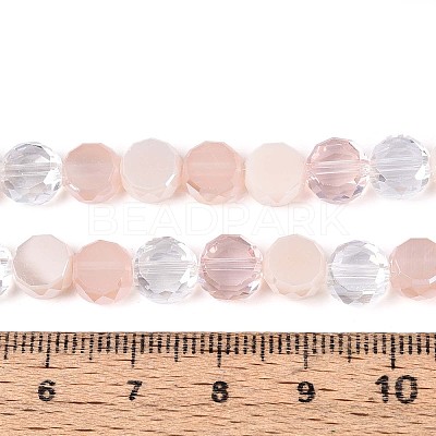Electroplate Glass Beads Strands EGLA-N022-03A-A08-1