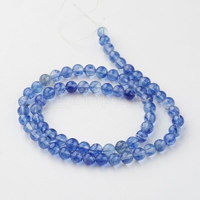 Watermelon Stone Glass Beads Strands G-G913-6mm-03-1