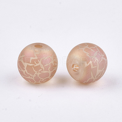 Electroplate Glass Beads X-EGLA-S178-03H-1