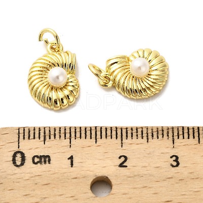 ABS Imitation Pearl Charms KK-M324-16G-1