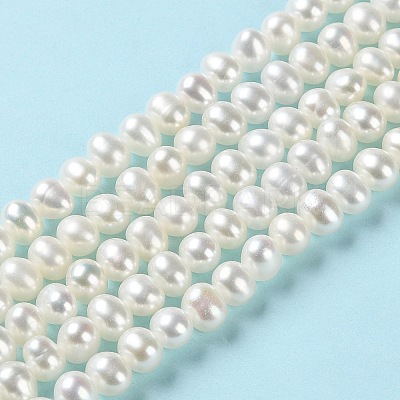 Natural Cultured Freshwater Pearl Beads Strands PEAR-E018-41-1