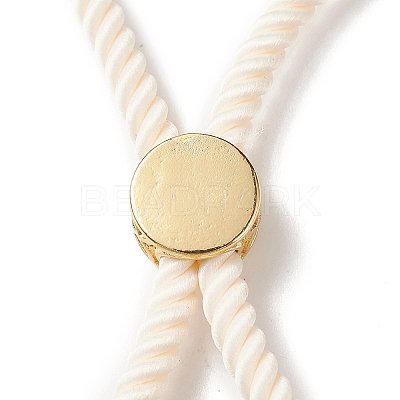 Half Finished Twisted Milan Rope Slider Bracelets FIND-G032-01G-09-1