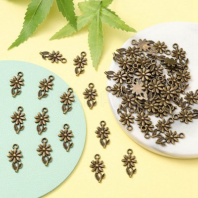 Tibetan Style Alloy Pendants TIBEP-YW0001-03AB-1
