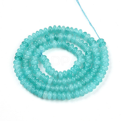 Dyed Natural White Jade Beads Strands G-T139-57A-06-1