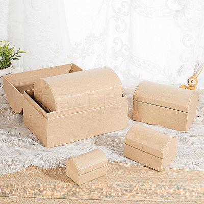 Paper Cardboard Jewelry Boxes CON-WH0079-71-1