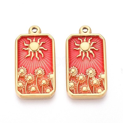 304 Stainless Steel Pendants STAS-N109-150C-G-1