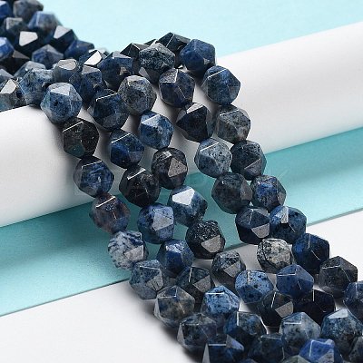 Natural Dumortierite Quartz Beads Strands G-G030-A04-02-1