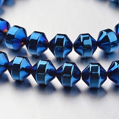 Electroplate Non-magnetic Synthetic Hematite Bead Strands G-F300-31A-05-1