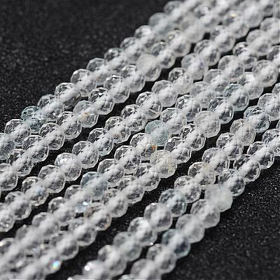 Natural Topaz Crystal Bead Strands G-G663-07-3mm-1