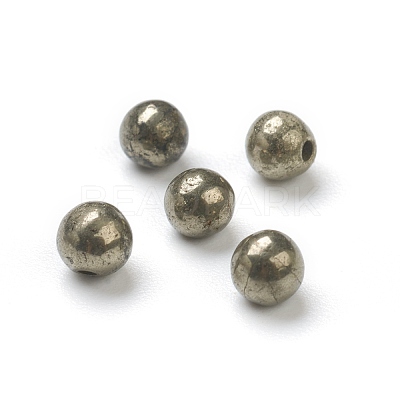 Natural Pyrite Beads G-H267-03A-1