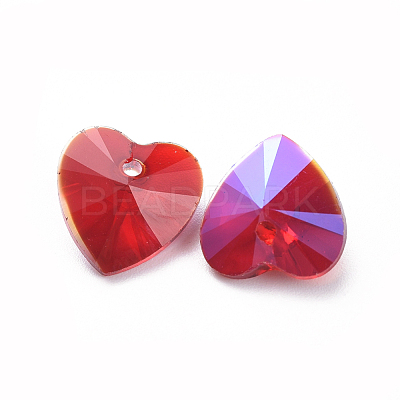 Glass Rhinestone Charms RGLA-L023-A-227MO-1