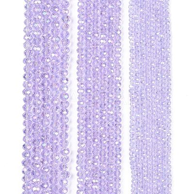Electroplate Glass Beads Strands LS-EGLA-A044-T4mm-B17-1